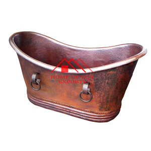 Seau à glace en cuivre pour boissons avec logo personnalisé pour bar refroidisseur de vin de bar - Product Image 2