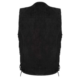 Gilet en cuir pour hommes fabriqué par des professionnels pour une utilisation en extérieur Logo sur mesure Design Gilet en cuir pour hommes Prix bon marché OEM - Product Image 2