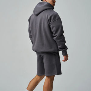 Sweat à capuche oversize pour homme tendance, respirant, 100% coton, avec logo et design personnalisés, hiver 2026 - Product Image 5