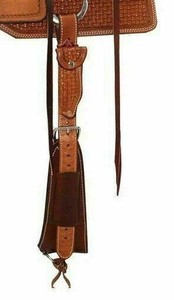 High Quality Customizable Western Saddle Rough Leather Seat <b>Long</b> Durable <b>Matching</b> Head Stall Breast Plate Portable Design - Product Image 5