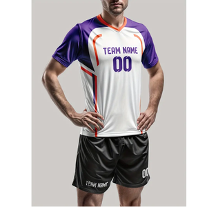 Últimos Modelos de Camisetas de Fútbol Americano, Corte Automatizado, Camisetas de Fútbol Personalizadas para Hombre con Nombre y Número, Cómodas y Transpirables - Product Image 1