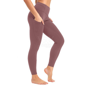 Fitness Wear Venta caliente Activewear Cintura elástica Yoga Leggings Seamless Durable Mujeres Yoga Pantalones - Product Image 1