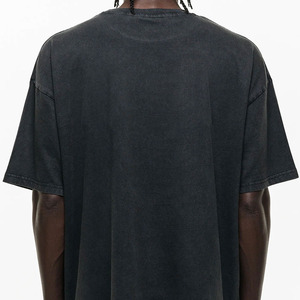 Camiseta Extra Grande de Algodón Jersey de 180g de Alta Calidad para Hombre, con Logotipo Personalizado Bordado, Impresión Casual, Secado Rápido, Ecológica, Sólida - Product Image 3