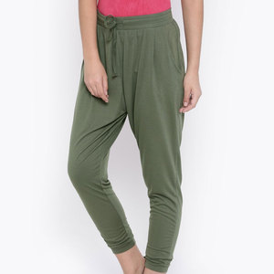 Top Trendy <b>Summer</b> Women Jogging <b>Trousers</b> 100% Cotton Breathable Drawstring Adjustable High Street Style Customizable Wholesale - Product Image 2