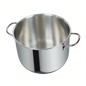 DUNE Marmite à soupe et à bouillon en acier inoxydable chromé poli 302 24 cm, produit Metalsomma - Product Image 2