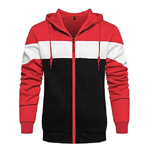 Sweat à capuche pour homme surdimensionné à épaules tombantes, fermeture éclair, poids lourd, 100% coton molletonné, logo personnalisé, couleur contrastée, taille plus, haute qualité - Product Image 4