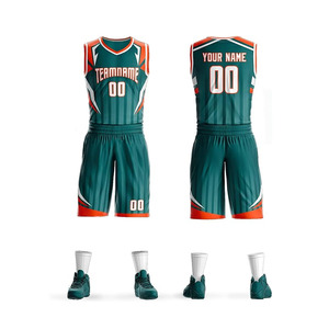 ชุดกีฬาบาสเก็ตบอลชุดบาสเก็ตบอลและกางเกงขาสั้น - Product Image 4
