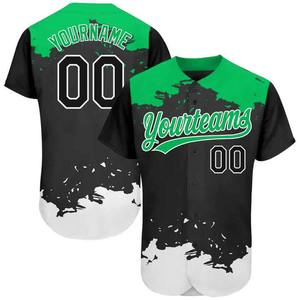 OEM servicio nuevo caliente hombres sublimado béisbol Jersey diseño personalizado béisbol camisetas en precio barato Softball Jersey al por mayor - Product Image 2