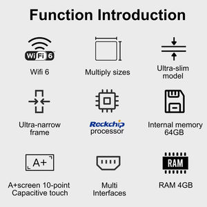 Calendario digital de 21.5 pulgadas, calendario electrónico de escritorio grande, planificador familiar táctil, calendario digital de pared con pantalla táctil. - Product Image 3