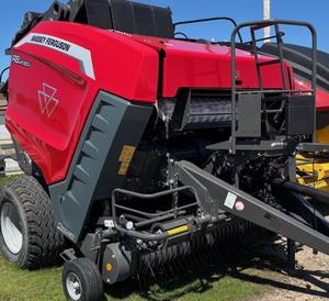 Nueva empacadora redonda Massey Ferguson RB4180V, empacadora de heno redonda pequeña, equipo agrícola automático con componentes de motor central - Product Image 2