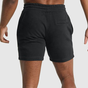 Pantalones cortos para hombre de la mejor calidad, patrón sólido, estilo callejero, poliéster/algodón, cintura elástica, precio bajo - Product Image 2
