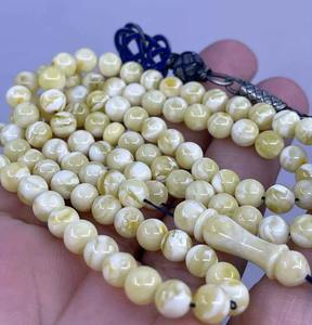 Rosario Religioso Personalizado de Fábrica, Tasbih Islámico de 99 Cuentas de Acrílico, Pulsera de Oración con Colgante - Product Image 5