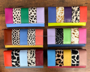 Nouveau Offre Spéciale fait à la main imprimé Animal recyclé Multi cuir femmes embrayages élégant multi-usage sac à main ATM porte-carte portefeuilles de luxe - Product Image 2