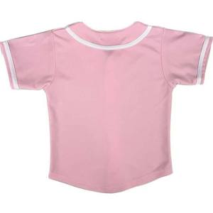 Vêtements de sport à bas prix Maillot de baseball rayé pour hommes Maillot de jeunesse en coton et polyester vintage à boutons respirant à séchage rapide - Product Image 2