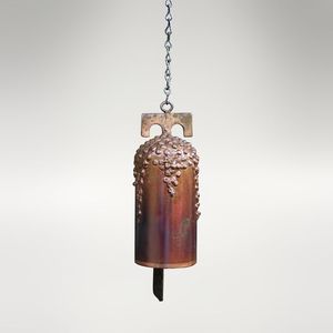 Old Town Iron Wind Chime With Textured Finish <b>Offering</b> Classic Design Smooth Tones And Perfect Fit For Traditional Wooden - Product Image 3