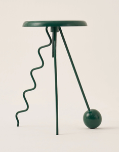 AK โต๊ะข้างโลหะทองเหลืองสีเขียวเข้มโต๊ะสั่งทำสำหรับเฟอร์นิเจอร์ร้านอาหารและคาเฟ่ - Product Image 4