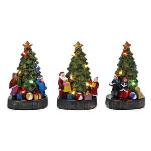 Assorted <b>Christmas</b> Tree Ornament 442406 9.5x8x16cm MICROLED General Trade Ball & Tree Ornaments - Product Image 2