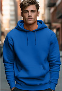 Sudadera con capucha Premium 400GSM para hombre, estampado de logotipo personalizado, ropa informal de calle alta ODM, bolsillo de canguro, capucha sólida, etiqueta de cuello personalizada - Product Image 5