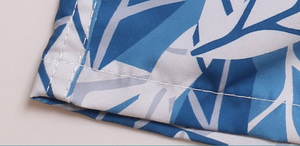 Vente en gros de maillots de bain d'été en toile vintage à séchage rapide 100% coton maillots de bain pour hommes Service OEM personnalisé décontracté motif solide - Product Image 6