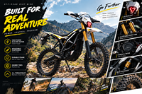 En stock Nouvelle moto électrique tout-terrain ultra bee 2026 24,5 kW noire