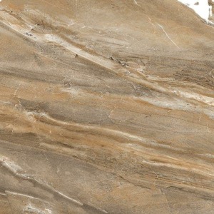 Volcano Brown Design 24x24 Onyx Azulejos de cerámica de porcelana esmaltada pulida Brillo brillante 600x600mm de Vistaar - Product Image 1