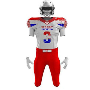 Tenues de football américain personnalisées respirantes et imprimées pour hommes adultes - Logo et couleur personnalisés, service OEM - Product Image 5