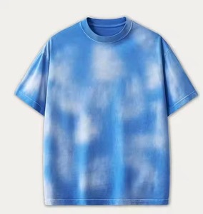 Camiseta Vintage con lavado ácido para mujer, ropa de calle personalizada, camiseta de gran tamaño de peso pesado, estampado de LICRA liso, venta al por mayor - Product Image 6