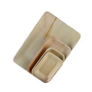 Vente directe d'usine de vaisselle jetable biodégradable en feuille de palmier assiettes jetables élégantes pour les fêtes et les mariages - Product Image 1