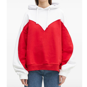 เสื้อฮู้ดดี้ผู้หญิงแบบใหม่ ดีไซน์ OEM ผ้าฝ้าย 100% ปักโลโก้ตามสั่ง เสื้อสเวตเชิ้ตคุณภาพสูง สไตล์สตรีทแวร์ - Product Image 2