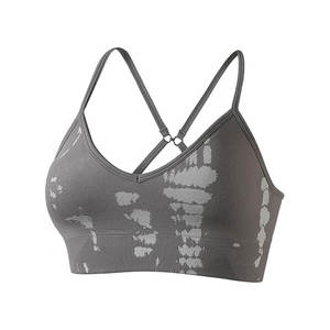 Ropa de yoga Sujetador deportivo para mujer Sujetador de yoga transpirable de malla sexy Push up Fitness - Product Image 1