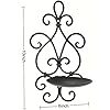 Juego de 2 Portavelas de Pared Metálicos Raayan International IK-295 para Decoración del Hogar, 1 Color, Hechos en India, Colgantes para Navidad - Product Image 2