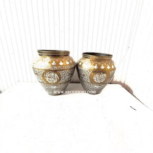 Jarrón de Jengibre de Metal, Chapado en Oro, Hecho a Mano, Material de Alta Calidad, Jarrón y Olla, Utensilios de Cocina, Suministros Hechos a Mano de Proveedor Indio - Product Image 3