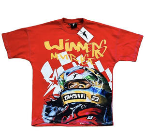 Camiseta de Cuello Redondo para Hombre, Diseño Personalizado, Corte Holgado Extra Grande, 100% Algodón, Estilo Urbano Ecológico - Product Image 1