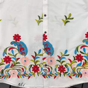 Premium Quality Full Sleeve Men's Cotton Fabric <b>Shirt</b> Embroidery Work Printed Pattern Casual Wear for Events <b>Parties</b> Exporter - Product Image 2