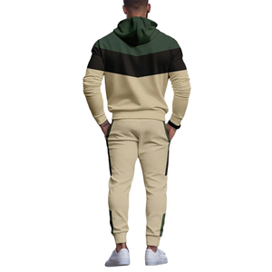 OEM diseño logo hombres Jogging chándal sudaderas Unisex sudaderas con capucha pantalones conjunto chándal moda al aire libre ropa de calle - Product Image 6
