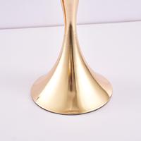 Support à gâteau de grande taille en métal et verre de forme ronde de qualité de luxe Design attrayant Vaisselle Décoration Support à dessert