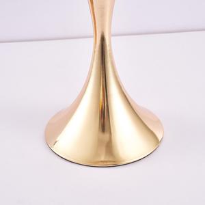 Support à gâteau de grande taille en métal et verre de forme ronde de qualité de luxe Design attrayant Vaisselle Décoration Support à dessert - Product Image 3