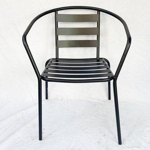 Silla de Jardín GCF100 de Hierro para Exteriores con Respaldo y Reposabrazos - Product Image 3