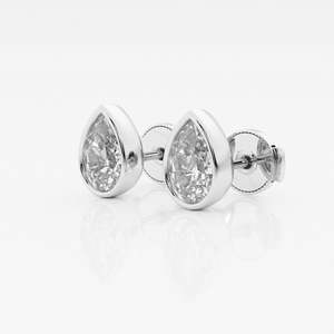 ต่างหูทองคำแท้ 9k ประดับเพชรโมอิสซาไนต์ทรงหยดน้ำ ดีไซน์หรูหรา - Product Image 4