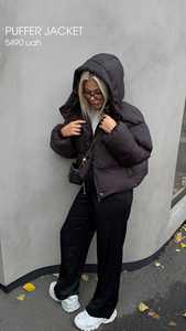 2026 Trending Clothing Manufacturers Warm <b>Zip</b> <b>up</b> Shiny Coat Plus Size Down <b>Jackets</b> Winter Wear Woman Custom Puffer <b>Jacket</b> <b>Women</b> - Product Image 5