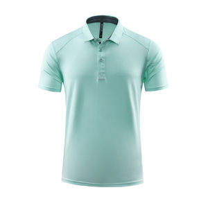 Alta calidad al por mayor de los hombres de talla grande para Polos personalizado transpirable Jersey estilo sólido logotipo personalizado liso Golf en blanco - Product Image 5