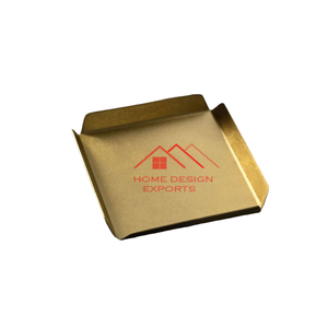 Bandeja de Metal para servir alimentos de aluminio fundido 2025 accesorios de lujo para servir alimentos - Product Image 3