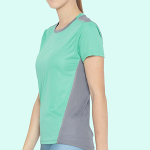 Camiseta deportiva de alta calidad para mujer, cómoda y transpirable para entrenamientos, correr y yoga, tela que absorbe la humedad - Product Image 3