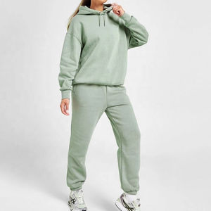 Dernière mode, survêtement de maternité à capuche pour femmes, ensemble de jogging, 100% coton, streetwear décontracté, vente en gros - Product Image 1