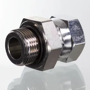 Raccord hydraulique BSP-UNF à raccord inversé, nickelé, GEHRED0, catégorie de produit générique - Product Image 1