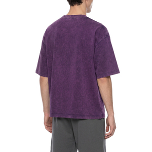 เสื้อยืดทรงบ็อกซี่ Heavyweight Mineral Wash ผ้าฝ้าย 100% ระบายอากาศได้ดี ไม่ยับ สไตล์ฮิปฮอป - Product Image 6