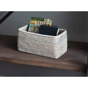 Cesta rectangular de ratán para mesa, cesta de almacenamiento hecha a mano, venta al por mayor, ecológica, hecha en Vietnam - Product Image 5