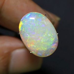 อัญมณีโอปอลทรงหลังเบี้ยทรงหลังเบี้ยจากออสเตรเลีย6กะรัตโอปอลแข็งคูลเพดโอปอลอัญมณีหลวม - Product Image 3