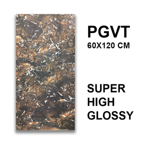 กระเบื้องภายในเคลือบเงาเต็มตัวขนาด600x1200มม. สำหรับอพาร์ทเมนต์กระเบื้องเคลือบเงาหรูหรากระเบื้องปูพื้นหินอ่อน - Product Image 3