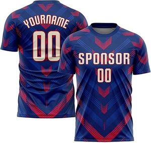 Dernier design, uniforme de football 100% polyester, nouveau style, uniforme professionnel pour adultes, qualité supérieure, couleur personnalisée, logo personnalisé - Product Image 4